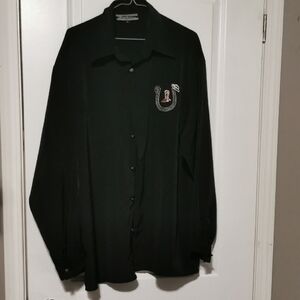 Black‎ Daniali Western Style Button-Up Shirt